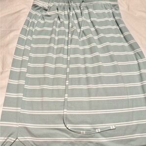 Tickled teal pull on skirt